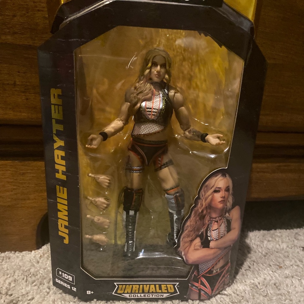 Aew wwe Jaime hayter official wrestling figure toy